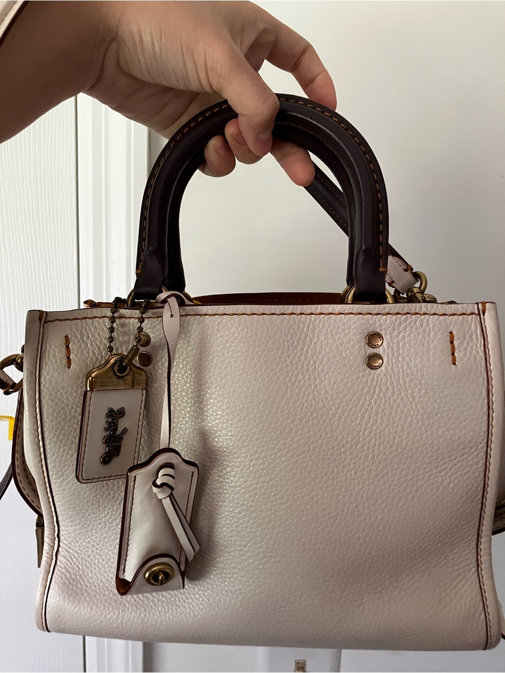Coach Rogue 25 Bag White - Picture 2 of 9